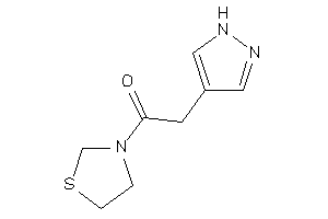 2-(1H-pyrazol-4-yl)-1-thiazolidin-3-yl-ethanone