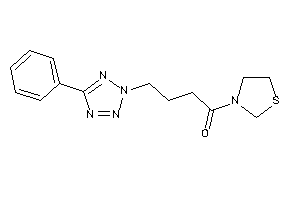 4-(5-phenyltetrazol-2-yl)-1-thiazolidin-3-yl-butan-1-one