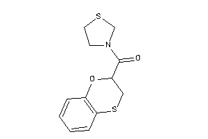 2,3-dihydro-1,4-benzoxathiin-2-yl(thiazolidin-3-yl)methanone
