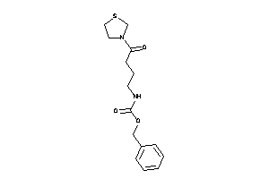 N-(4-keto-4-thiazolidin-3-yl-butyl)carbamic Acid Benzyl Ester