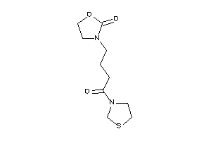 3-(4-keto-4-thiazolidin-3-yl-butyl)oxazolidin-2-one