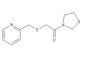 2-(2-pyridylmethylthio)-1-thiazolidin-3-yl-ethanone