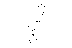 2-(4-pyridylmethylthio)-1-thiazolidin-3-yl-ethanone