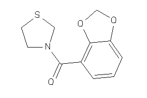 1,3-benzodioxol-4-yl(thiazolidin-3-yl)methanone