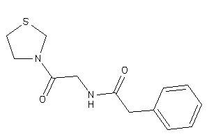 N-(2-keto-2-thiazolidin-3-yl-ethyl)-2-phenyl-acetamide