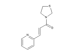 3-(2-pyridyl)-1-thiazolidin-3-yl-prop-2-en-1-one