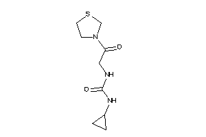 1-cyclopropyl-3-(2-keto-2-thiazolidin-3-yl-ethyl)urea