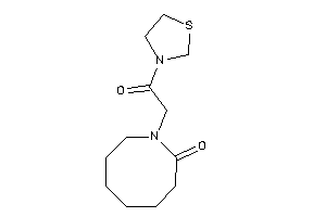 Image of 1-(2-keto-2-thiazolidin-3-yl-ethyl)azocan-2-one