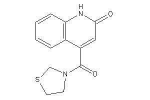 4-(thiazolidine-3-carbonyl)carbostyril