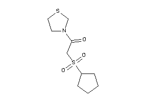 2-cyclopentylsulfonyl-1-thiazolidin-3-yl-ethanone