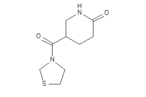 Image of 5-(thiazolidine-3-carbonyl)-2-piperidone