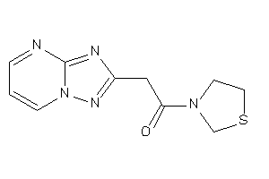 1-thiazolidin-3-yl-2-([1,2,4]triazolo[1,5-a]pyrimidin-2-yl)ethanone