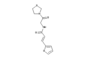 3-(2-furyl)-N-(2-keto-2-thiazolidin-3-yl-ethyl)acrylamide