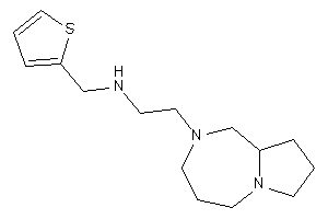 2-(1,3,4,5,7,8,9,9a-octahydropyrrolo[1,2-a][1,4]diazepin-2-yl)ethyl-(2-thenyl)amine