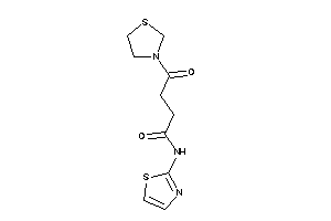 4-keto-4-thiazolidin-3-yl-N-thiazol-2-yl-butyramide