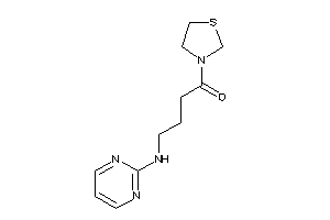 4-(2-pyrimidylamino)-1-thiazolidin-3-yl-butan-1-one