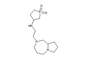 2-(1,3,4,5,7,8,9,9a-octahydropyrrolo[1,2-a][1,4]diazepin-2-yl)ethyl-(1,1-diketothiolan-3-yl)amine