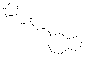 2-(1,3,4,5,7,8,9,9a-octahydropyrrolo[1,2-a][1,4]diazepin-2-yl)ethyl-(2-furfuryl)amine