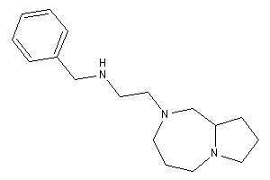 2-(1,3,4,5,7,8,9,9a-octahydropyrrolo[1,2-a][1,4]diazepin-2-yl)ethyl-benzyl-amine