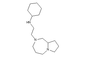 2-(1,3,4,5,7,8,9,9a-octahydropyrrolo[1,2-a][1,4]diazepin-2-yl)ethyl-cyclohexyl-amine