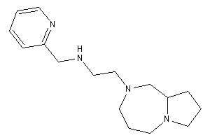 2-(1,3,4,5,7,8,9,9a-octahydropyrrolo[1,2-a][1,4]diazepin-2-yl)ethyl-(2-pyridylmethyl)amine