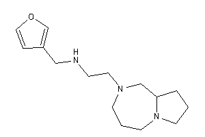 2-(1,3,4,5,7,8,9,9a-octahydropyrrolo[1,2-a][1,4]diazepin-2-yl)ethyl-(3-furfuryl)amine