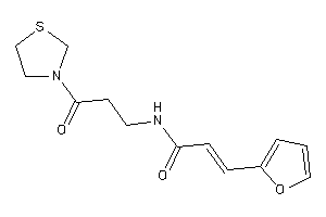 3-(2-furyl)-N-(3-keto-3-thiazolidin-3-yl-propyl)acrylamide