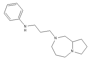 3-(1,3,4,5,7,8,9,9a-octahydropyrrolo[1,2-a][1,4]diazepin-2-yl)propyl-phenyl-amine