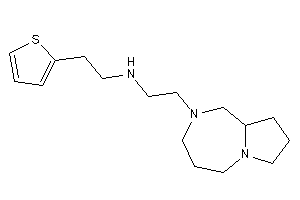 2-(1,3,4,5,7,8,9,9a-octahydropyrrolo[1,2-a][1,4]diazepin-2-yl)ethyl-[2-(2-thienyl)ethyl]amine