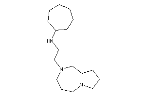 2-(1,3,4,5,7,8,9,9a-octahydropyrrolo[1,2-a][1,4]diazepin-2-yl)ethyl-cycloheptyl-amine