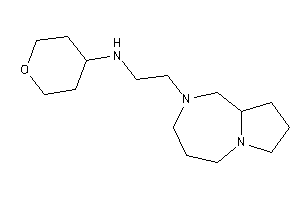 2-(1,3,4,5,7,8,9,9a-octahydropyrrolo[1,2-a][1,4]diazepin-2-yl)ethyl-tetrahydropyran-4-yl-amine