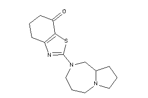 2-(1,3,4,5,7,8,9,9a-octahydropyrrolo[1,2-a][1,4]diazepin-2-yl)-5,6-dihydro-4H-1,3-benzothiazol-7-one