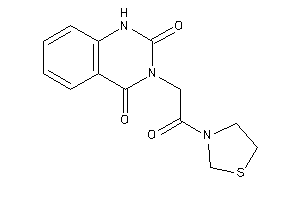 3-(2-keto-2-thiazolidin-3-yl-ethyl)-1H-quinazoline-2,4-quinone