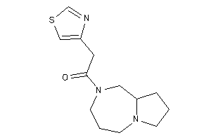 1-(1,3,4,5,7,8,9,9a-octahydropyrrolo[1,2-a][1,4]diazepin-2-yl)-2-thiazol-4-yl-ethanone