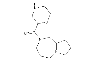 1,3,4,5,7,8,9,9a-octahydropyrrolo[1,2-a][1,4]diazepin-2-yl(morpholin-2-yl)methanone