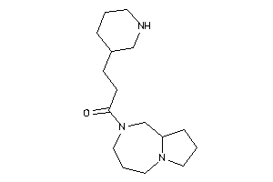 1-(1,3,4,5,7,8,9,9a-octahydropyrrolo[1,2-a][1,4]diazepin-2-yl)-3-(3-piperidyl)propan-1-one