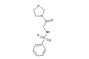 N-(2-keto-2-thiazolidin-3-yl-ethyl)benzenesulfonamide