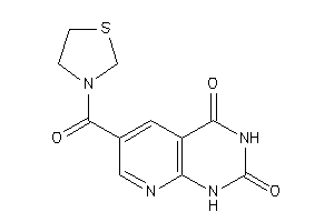 6-(thiazolidine-3-carbonyl)-1H-pyrido[2,3-d]pyrimidine-2,4-quinone