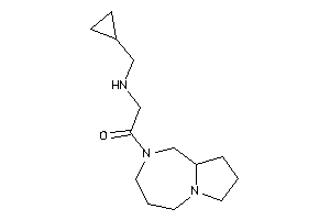 1-(1,3,4,5,7,8,9,9a-octahydropyrrolo[1,2-a][1,4]diazepin-2-yl)-2-(cyclopropylmethylamino)ethanone