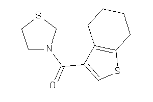 4,5,6,7-tetrahydrobenzothiophen-3-yl(thiazolidin-3-yl)methanone