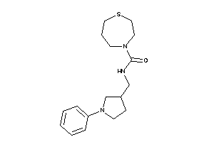 N-[(1-phenylpyrrolidin-3-yl)methyl]-1,4-thiazepane-4-carboxamide