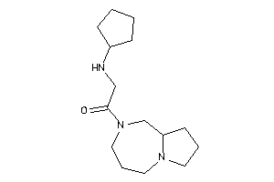 1-(1,3,4,5,7,8,9,9a-octahydropyrrolo[1,2-a][1,4]diazepin-2-yl)-2-(cyclopentylamino)ethanone