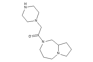 1-(1,3,4,5,7,8,9,9a-octahydropyrrolo[1,2-a][1,4]diazepin-2-yl)-2-piperazino-ethanone