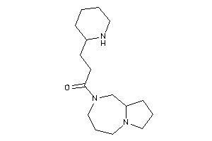 1-(1,3,4,5,7,8,9,9a-octahydropyrrolo[1,2-a][1,4]diazepin-2-yl)-3-(2-piperidyl)propan-1-one