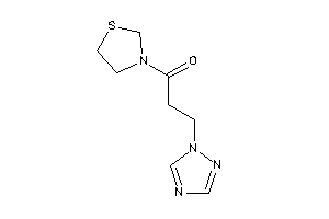 1-thiazolidin-3-yl-3-(1,2,4-triazol-1-yl)propan-1-one