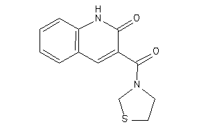 3-(thiazolidine-3-carbonyl)carbostyril