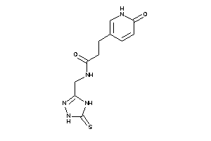 3-(6-keto-1H-pyridin-3-yl)-N-[(5-thioxo-1,4-dihydro-1,2,4-triazol-3-yl)methyl]propionamide