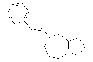 1,3,4,5,7,8,9,9a-octahydropyrrolo[1,2-a][1,4]diazepin-2-ylmethylene(phenyl)amine