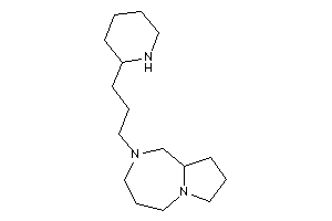 2-[3-(2-piperidyl)propyl]-1,3,4,5,7,8,9,9a-octahydropyrrolo[1,2-a][1,4]diazepine