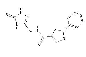 5-phenyl-N-[(5-thioxo-1,4-dihydro-1,2,4-triazol-3-yl)methyl]-2-isoxazoline-3-carboxamide